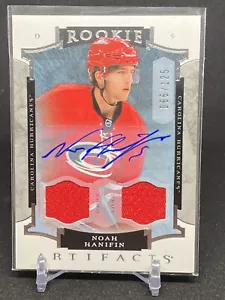 2015-16 Artifacts Rookies Silver Material /125 Noah Hanifin #210 Rookie Auto RC - Picture 1 of 2