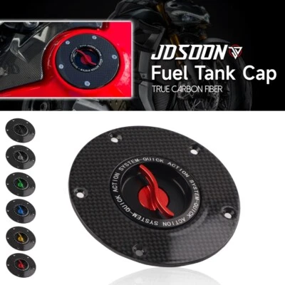 For APRILIA RSV 1000 R RSV4 TUONO V4 R/RR/RF FACTORY Carbon Fiber Fuel Tank Cap - Image 1 of 4