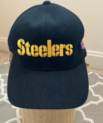 Auténtico sombrero derecho de colección negro Pittsburgh Steelers Starter Pro Line NFL BONITO Foto 1 de 4
