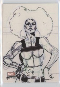 2018 Upper Deck Marvel Masterpieces Preliminary Art Misty Knight #PA46 0vy0