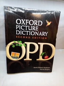 Oxford Picture Dictionary(Monolingual English)-Paperback-GOOD-Help learn English - Picture 1 of 17