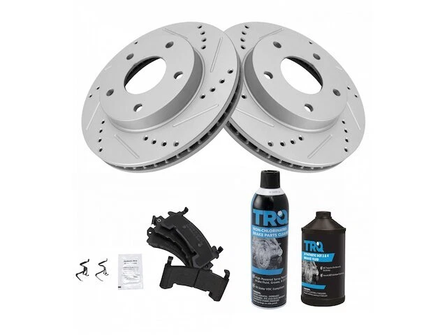 Kit de pastillas de freno y rotor delantero TRQ para GMC S15 Jimmy 1983-1991 4x4 52YWMF Foto 1 de 1