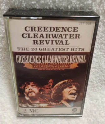 Creedence Clearwater Revival Chronicle 20 Greatest Hits Cassette Made In Spain  - Image 1 of 4