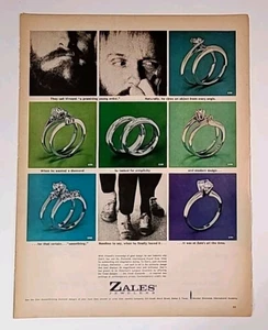 1964 Zales Jewelers Vintage Print Ad - Promising Young Artist, 1960s Magazine - Picture 1 of 3