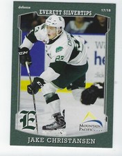 Jake Christiansen 2017-18 Everett Silvertips (Columbus Blue Jackets)