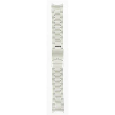 Correa de reloj de acero inoxidable tono plata 20 mm marca Swiss Army para hombre VIC-003613  Foto 1 de 4