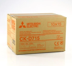 Mitsubishi Electric CK-D715 Papier + Ruban pour 800 Tirages 10x15 - Zdjęcie 1 z 2