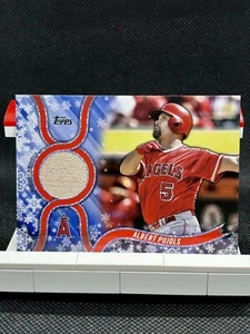 2018 Topps Holiday - WalMart Mega Box Relics #R-AP Albert Pujols (MEM) - Picture 1 of 2