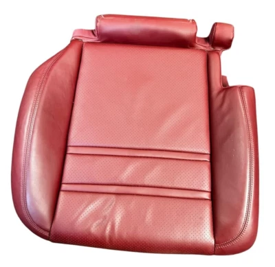 2019-2023 PORSCHE CAYENNE REAR RIGHT SIDE SEAT LOWER LEATHER CUSHION RED OEM - Image 1 of 4