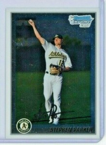 2010 Bowman Chrome Prospects Stephen Parker Rookie RC #BCP177 - Athletics - MINT