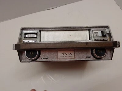 Reproductor de 8 pistas portátil automático Lear Jet Stereo Jet 8 de colección A-55, sin probar, 1973 Foto 1 de 4