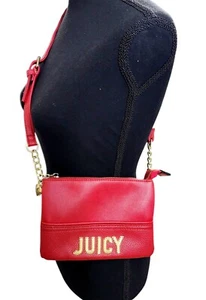 Red Juicy Couture Blank Check Crossbody - Picture 1 of 14