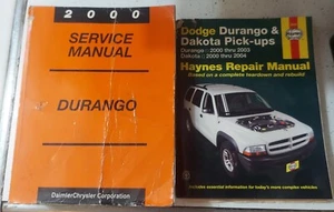 2000 Dodge Durango Shop Service Repair Manual Sport SLT R/T 4.7L 5.2L 5.9L V8 - Bild 1 von 5