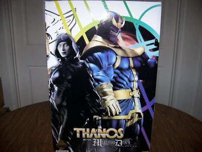 SIDESHOW THANOS & AMANTE (DAMA) MUERTE VERSIÓN EXCLUSIVA ESTATUA  Foto 1 de 4