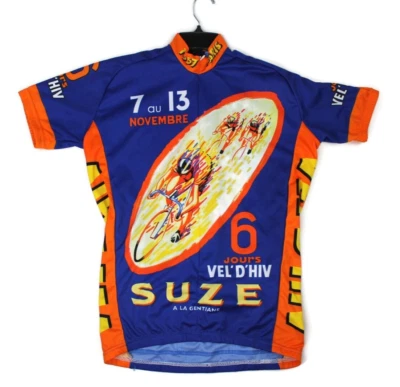 Paris Bike Race Cycling Jersey The Retro Image Apparel Co Size S - Image 1 of 4