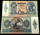 Hungary 20 Pengo Circulated (Fine) 1941 Banknote World Paper Money Currency Bill