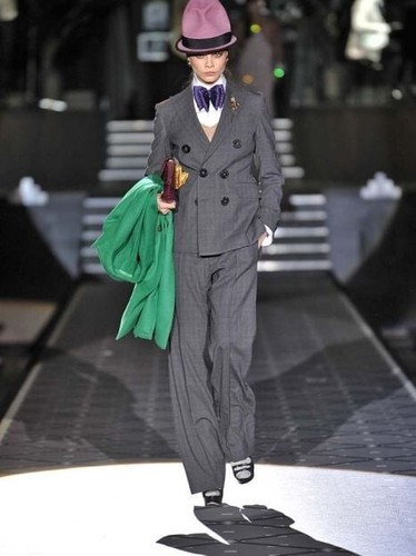 Blazer doppiopetto donna Dsquared2 lana scappata a quadri Made in Italy US8