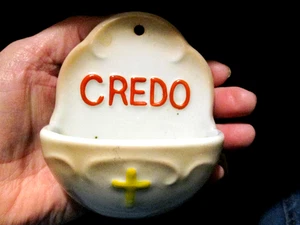 Porzellanschale zum hängen - Aufschrift CREDO - Christlich - Bild 1 von 2