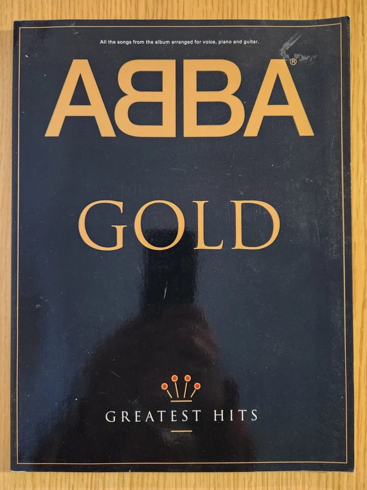 ABBA GOLD - GREATEST HITS - VOICE PIANO GUITAR - SONG BOOK -GC -FREEPOST - Image 1 of 4