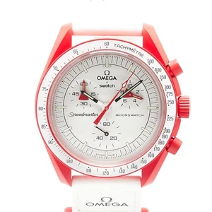 OMEGA x Swatch Moonswatch MISSION TO MARS Uhren SO33R100 Quarz Herren 【US... - Bild 1 von 12