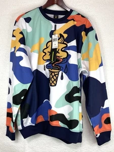 Screenshotbrand Mens Urban Hip Hop Premium Fleece Pullover Activewear Street NEW - Picture 1 of 10