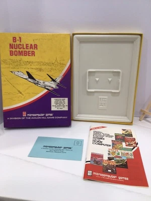 B-1 Nuclear Bomber Computer Game ,Box ,Manual And Reg Card NO Game - Image 1 of 4
