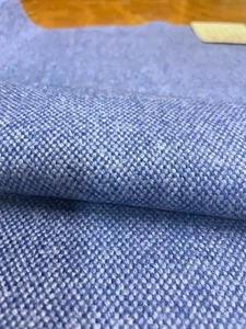 1.75 yd Maharam Beck 012 Litmus Blue MCM Woven Wool Upholstery Fabric HX - Picture 1 of 9
