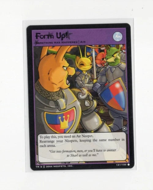 Neopets TCG Hannah and the Ice Caves - Form Up! 121/150 - Wizards 2004 - Image 1 of 1