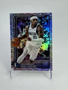 Baloncesto Topps 2025/26 - Brandon Williams #171 logotipo exclusivo de fanáticos Holo - Imagen 1 de 2