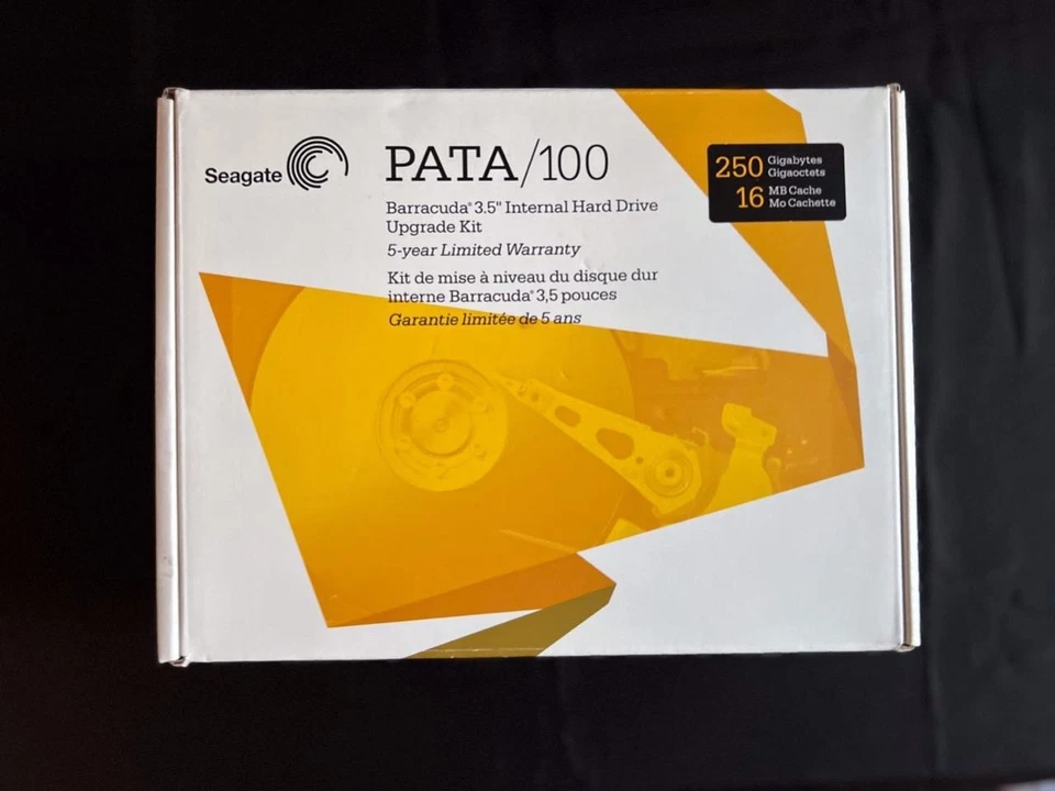 SEAGATE PATA/100 BARRACUDA 3.5" INTERNAL HARD DRIVE UPGRADE KIT-250GB - Image 1 of 1