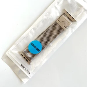 Bracelet Apple Watch Milanaise boucle en acier inoxydable argenté 44/45/46/49 mm - Photo 1 sur 4