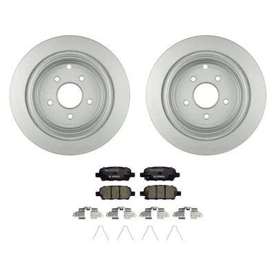 For Infiniti Q50 17-18 Bosch QuietCast Premium Rear Brake Kit w Ceramic Pads Foto 1 de 4