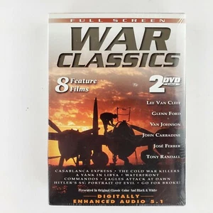 War Classics 2 DVD Box Set 8 Feature Films Sealed 5 Color 3 B&W - Picture 1 of 5