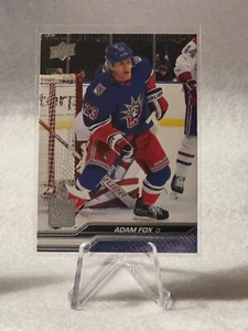 2023-24 Upper Deck Hockey Serie 1 - Adam Fox #124 New York Rangers - Imagen 1 de 2