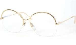 ESCHENBACH HERA 003 GOLD EYEGLASSES GLASSES METAL FRAME LUXOTTICA 54-18-130mm - Picture 1 of 12