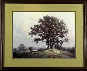 Stampa Dalhart Windberg Compagni nella natura incorniciata doppio opaco firmata (1980) - Foto 1 di 11