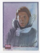 Han Solo 2008 Topps Star Wars Galaxy Series 4 Sketch Card by Ingrid Hardy 1/1