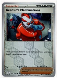Pokemon Shrouded Fable Reverse Holo 064/064 Xerosic's Machinations - Bild 1 von 2