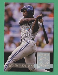 1994 Donruss Special Edition Rickey Henderson Toronto Blue Jays #19 (KCR)