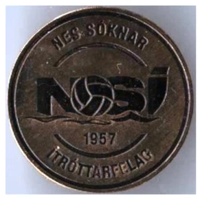 Pin (badge) Faroe Islands NSI Runavik - Picture 1 of 1