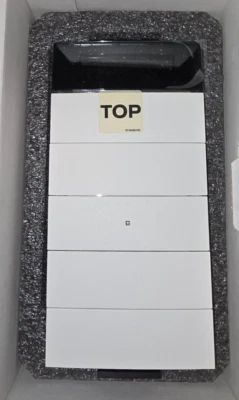 Berker 75665699 KNX-EIB IR-Tastsensor 5-fach Raumtemp. Display B.IQ pol. matt - Bild 1 von 2