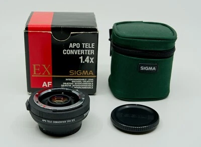 Tele convertidor de lente de cámara Sigma APO 1,4x EX para Nikon AF D Foto 1 de 3