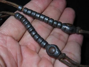 Nepal Tibet Buddhist Sky Iron Galsang Flower Mala Prayer Beads Counters (e6) - Picture 1 of 7