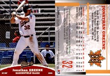 Jonathan Greene 2009 Grandstand Bakersfield Blaze #NNO14 Card *AutographDen*