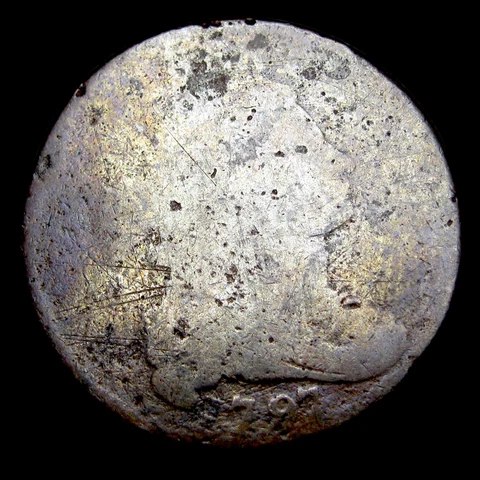 1797 Draped Bust Large Cent Penny ---- Type Coin ---- #Y458 Cover