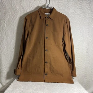 Sonoma Goods For Life Brown Cotton Button-Up Shirt Jacket S - Picture 1 of 6