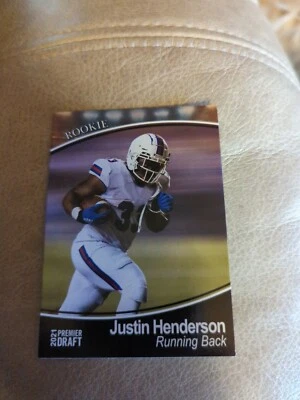2021 Sage Hit Premier Draft High Series Rookie Base #87 Justin Henderson RC MINT - Image 1 of 2
