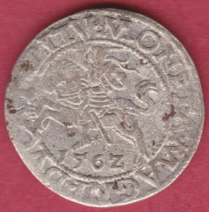 R* LITUANIA POLONIA 1/2 GROSCHEN GROSZ 1562 EN MUY BUEN ESTADO+ DETALLES #4317 - Imagen 1 de 2