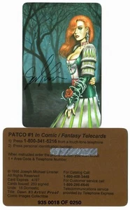 Dawn - Phone card #3 - signed by Joseph Linsner - Artist Proof [#'ed to 250] - Picture 1 of 1