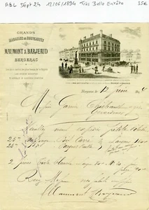 Dépt 24 - Bergerac - Très Belle Entête d'un Grand Magasin du 12/06/1894 A Voir ! - Picture 1 of 1